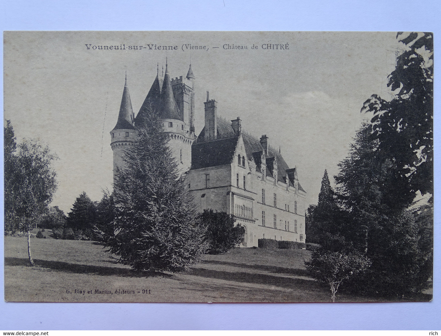 CPA (86) Vienne - VOUNEUIL SUR VIENNE - Château De Chitré - Vouneuil Sur Vienne