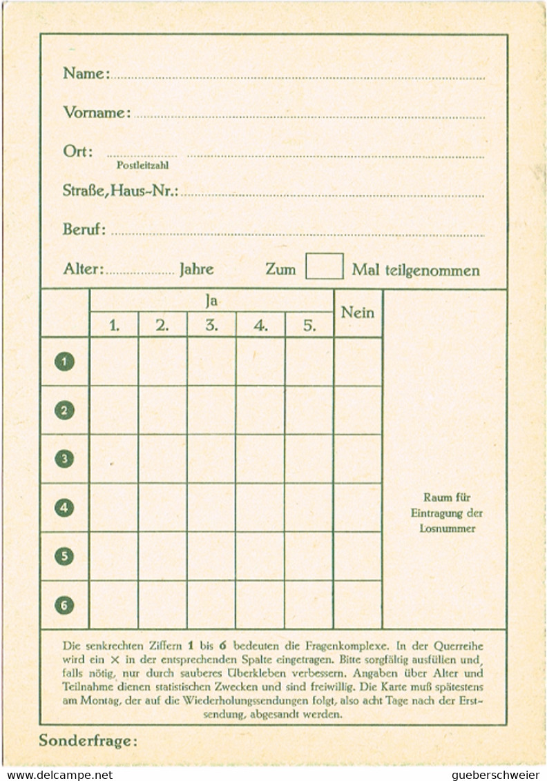 L-ALL-331 - ALLEMAGNE Entier Postal Lorsch De La Funklotterie - Cartoline Private - Nuovi