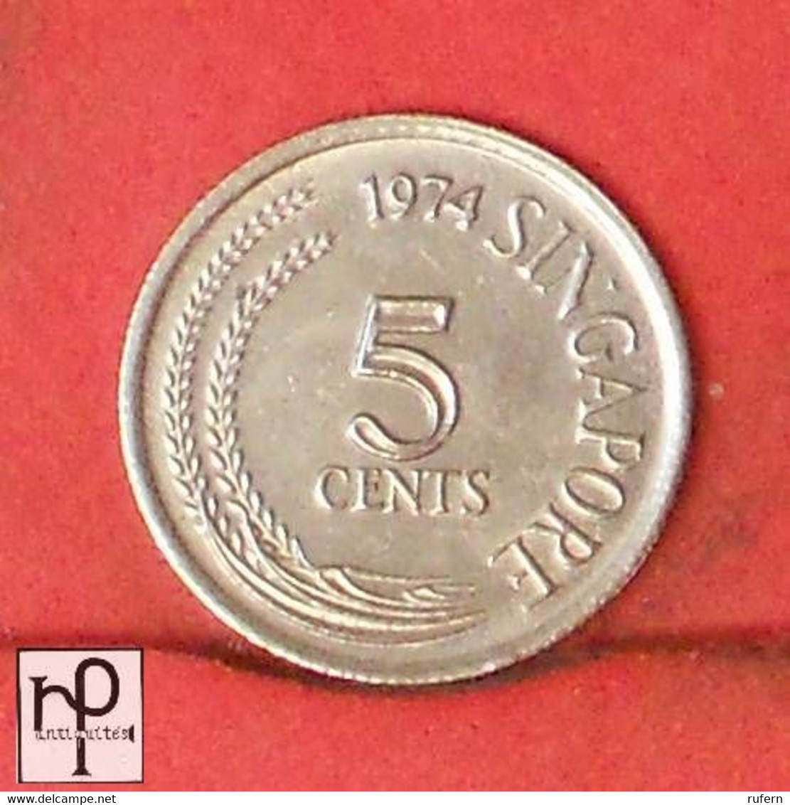 SINGAPORE 5 CENTS 1974 -    KM# 2 - (Nº46017) - Singapour