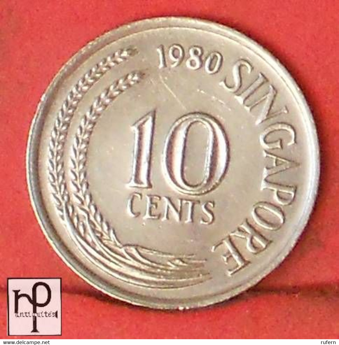 SINGAPORE 10 CENTS 1980 -    KM# 3 - (Nº46020) - Singapour