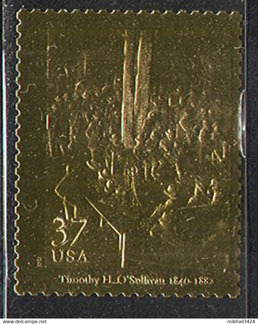 M0873 ✅ ﻿﻿History Photos GOLD 22K 2002 USA 1v MNH ** Replica - Photography