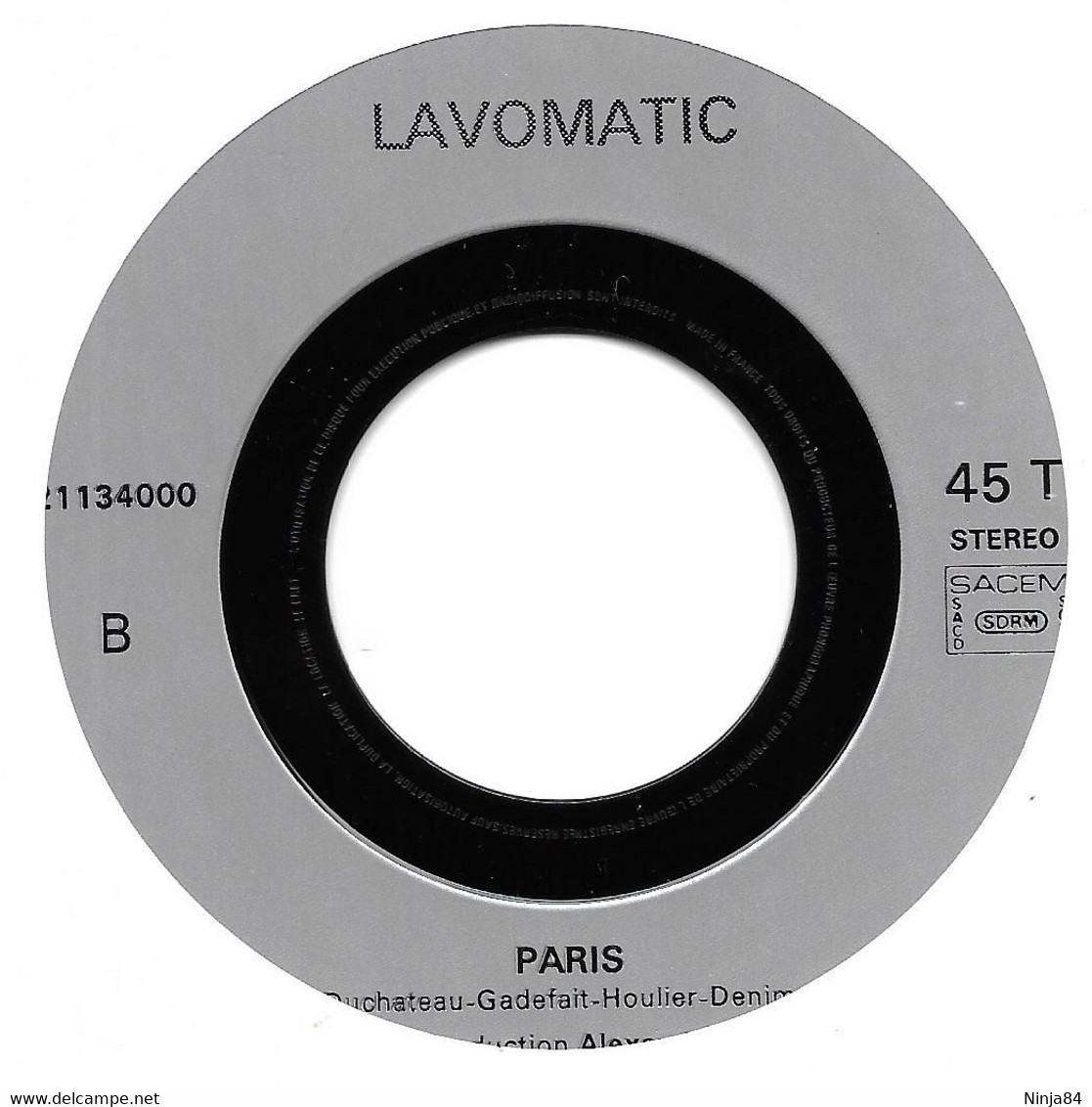 SP 45 RPM (7") Lavomatic     " Pas Si Mal   " - Punk