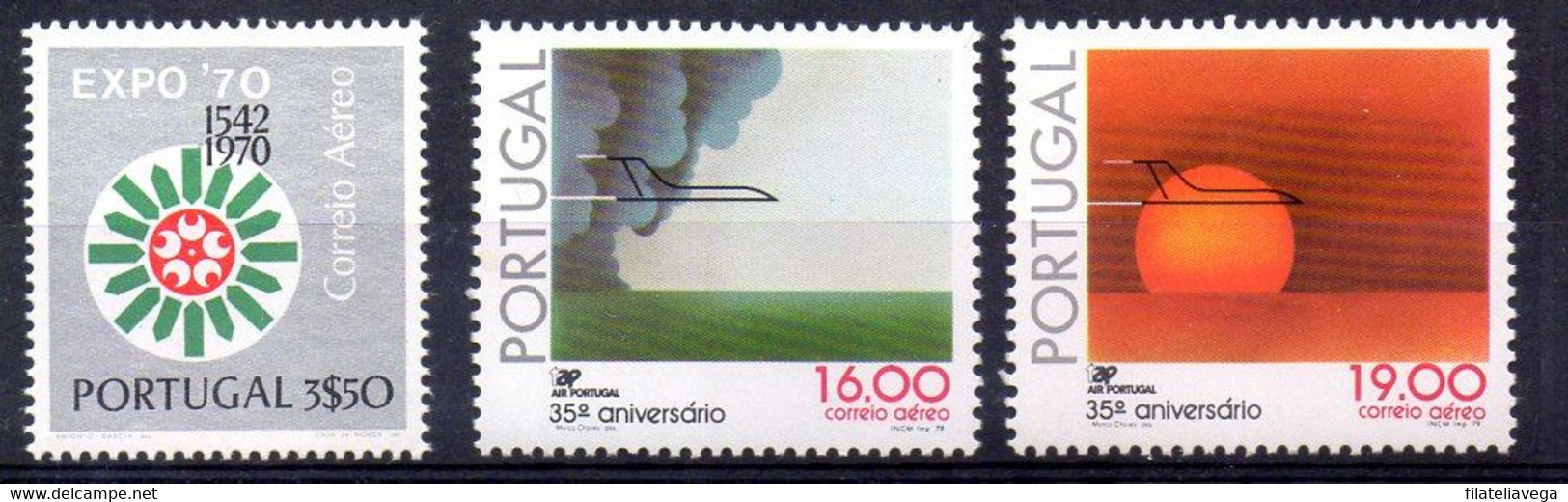 Portugal Series Aéreo N ºYvert 11 + 12/13 ** - Unused Stamps