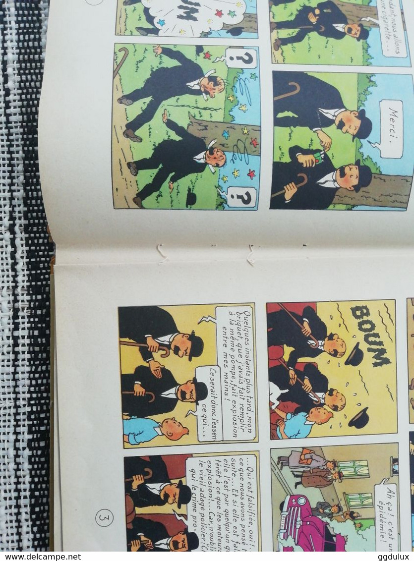 Tintin au pays de l or noir B20bis 1957-58