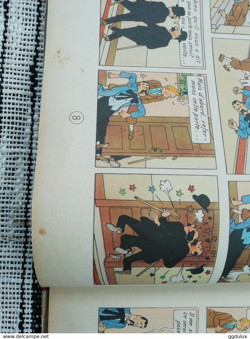 Tintin sceptre d ottokar B7 bis1952