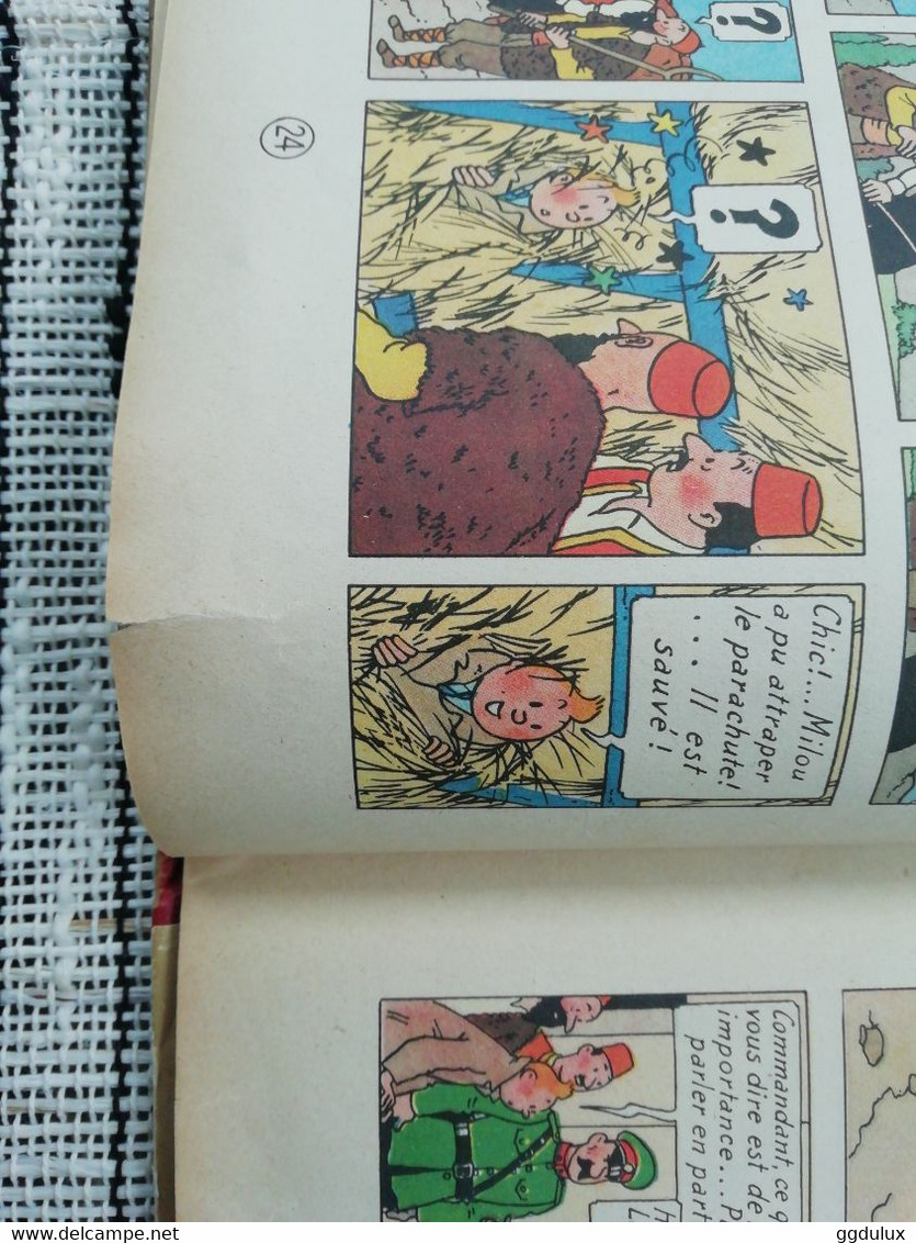 Tintin sceptre d ottokar B7 bis1952