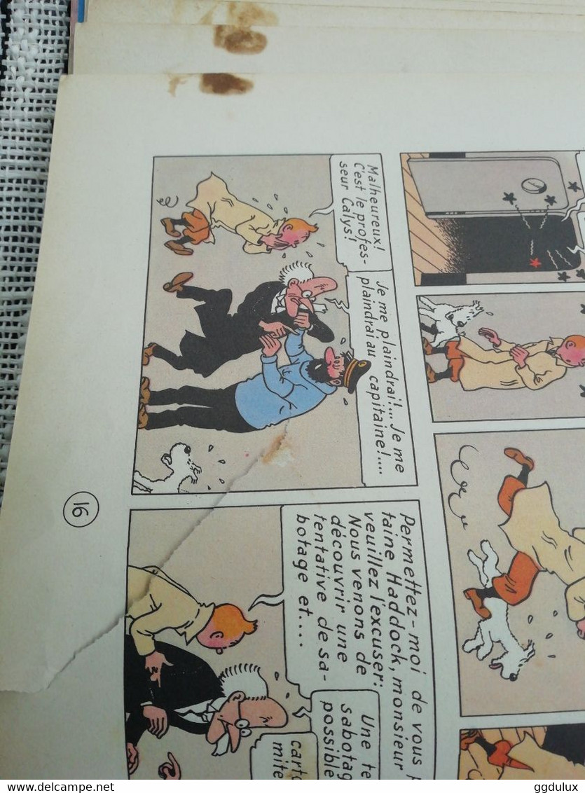 Tintin l étoile mystérieuse B21 1957