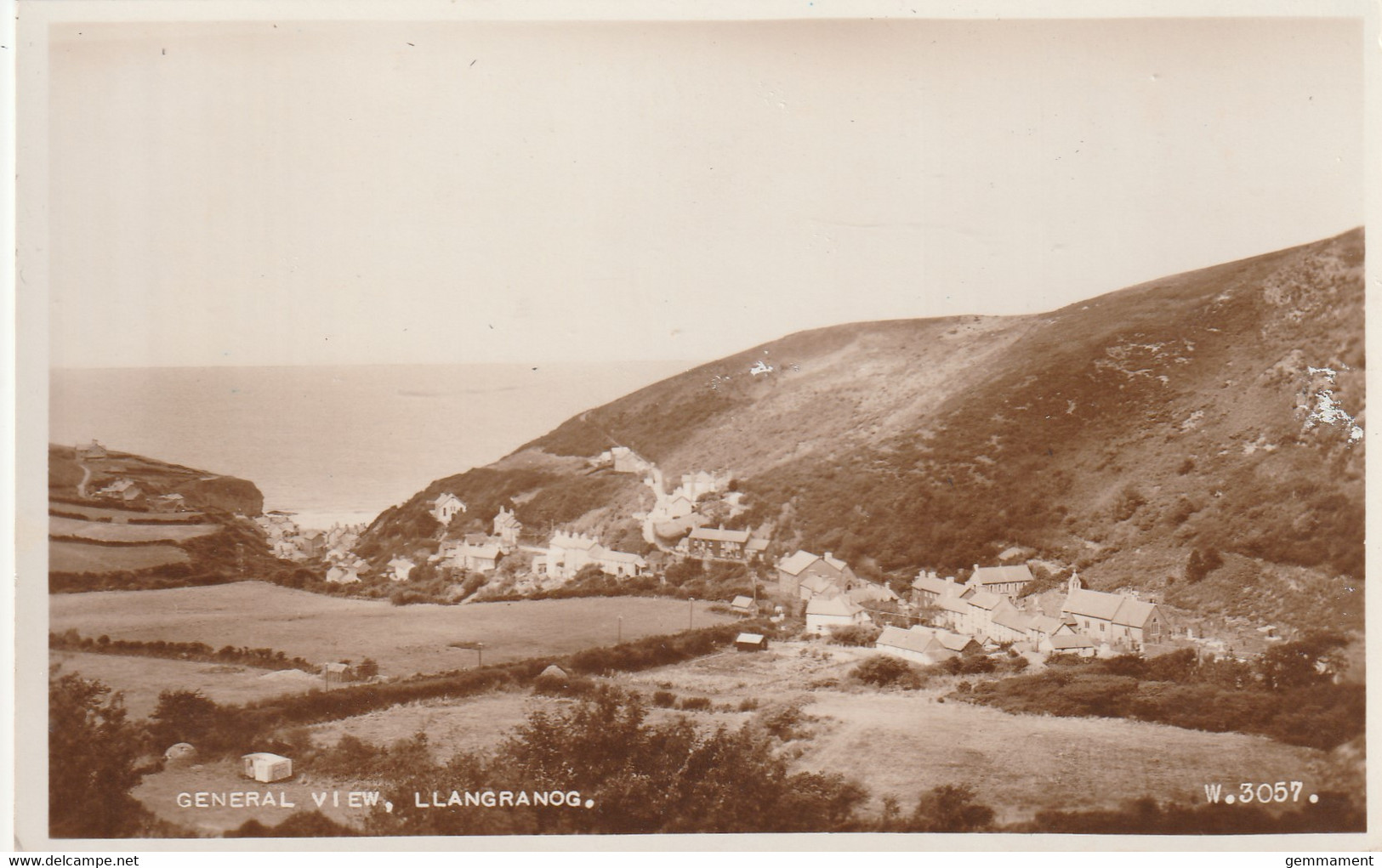 LLANGRANOG - GENERAL VIEW - Cardiganshire