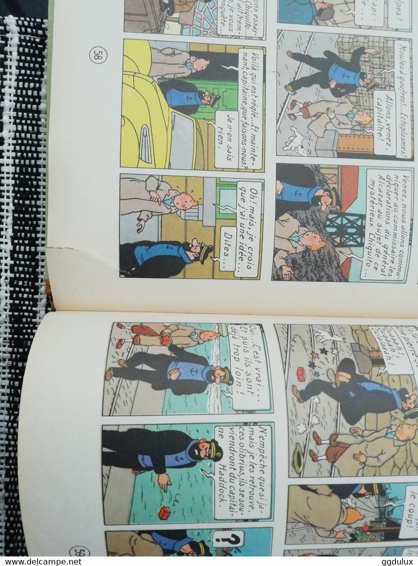 Tintin 7 boules de cristal B11 1954