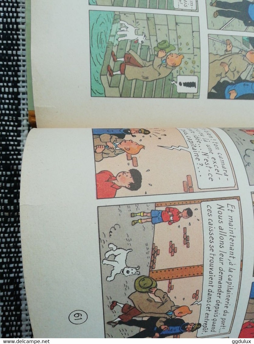 Tintin 7 boules de cristal B11 1954