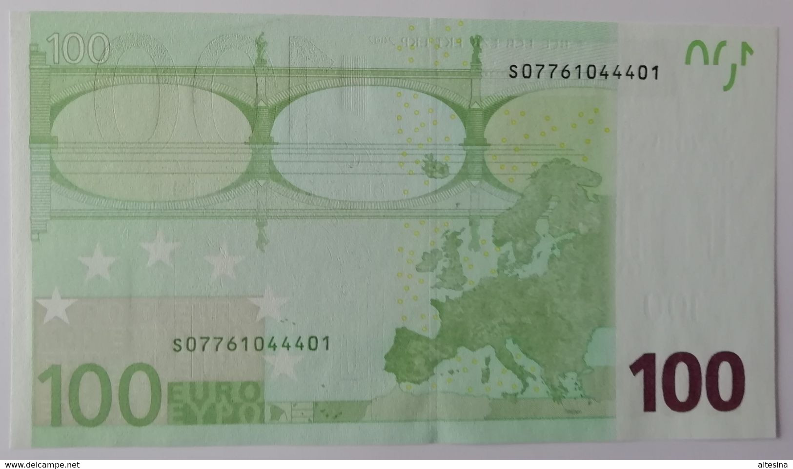 ITALIA  RARE 100 EURO J009/S  DUISENBERG  UNC - 100 Euro