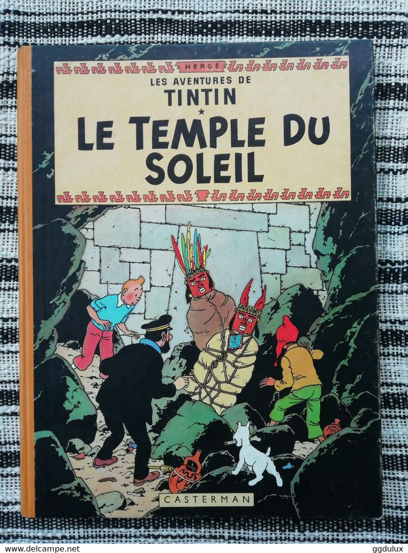 Tintin Le Temple Du Soleil B12 1955 - Hergé