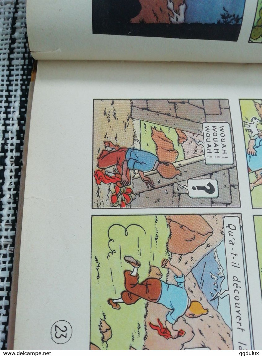 Tintin le temple du soleil B12 1955