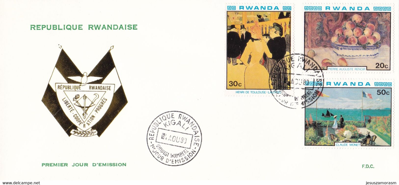 Rwanda Nº 949 Al 957 En Sobres - 1962-1969