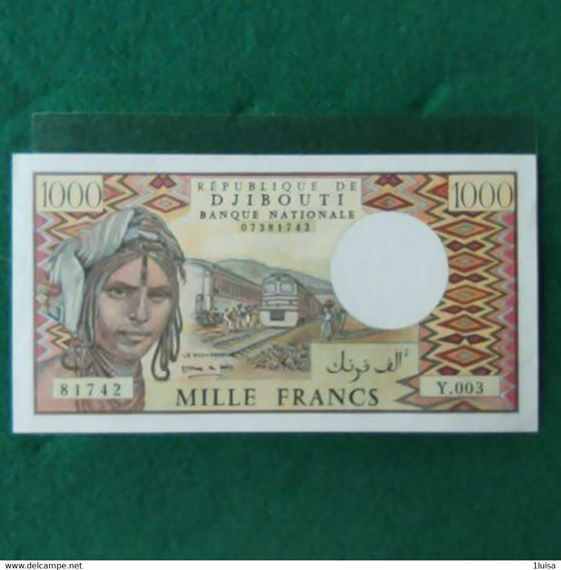 GIBUTI 1000 FRANCS - Dschibuti