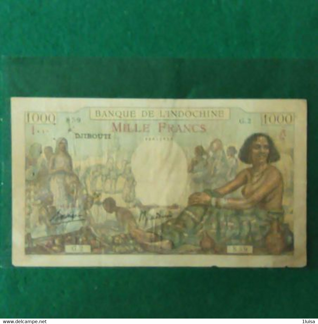 GIBUTI 1000 FRANCS 1938 - Dschibuti