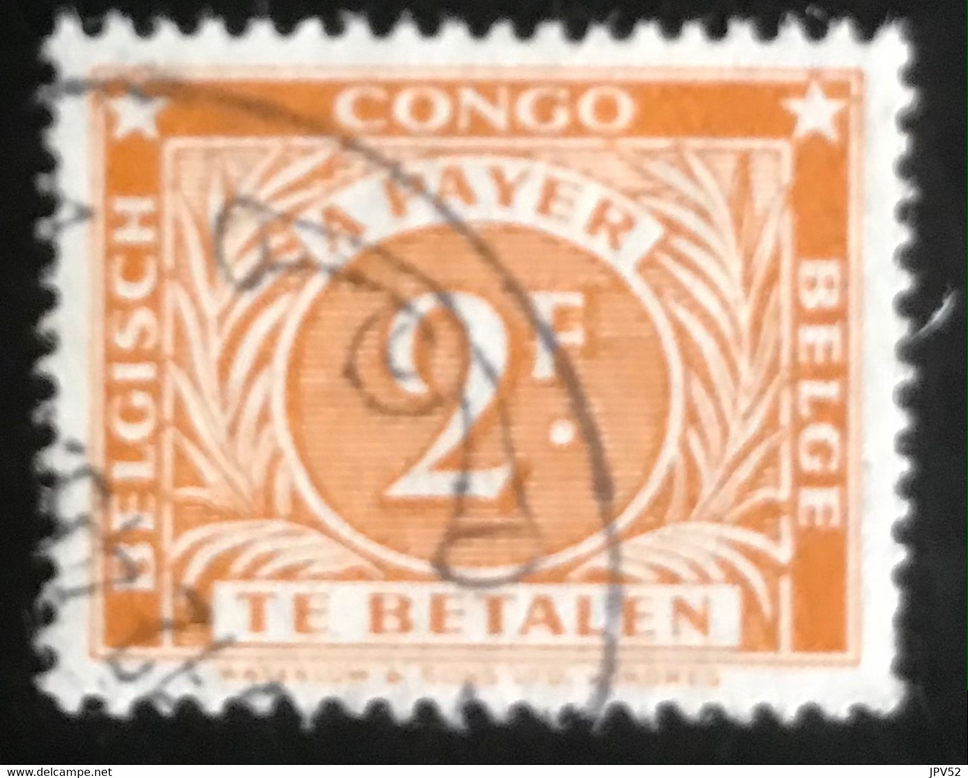 Belgisch Congo - Congo Belge - C3/36 - (°)used - 1943 - Michel 12A - Cijfer In Klein Ovaal - Usados