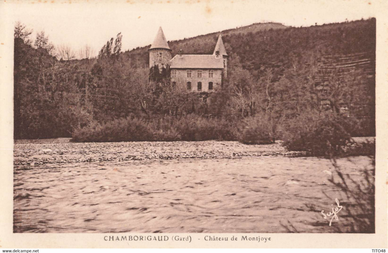 France (30 Gard) - Chamborigaud - Château De Montjoye - Chamborigaud