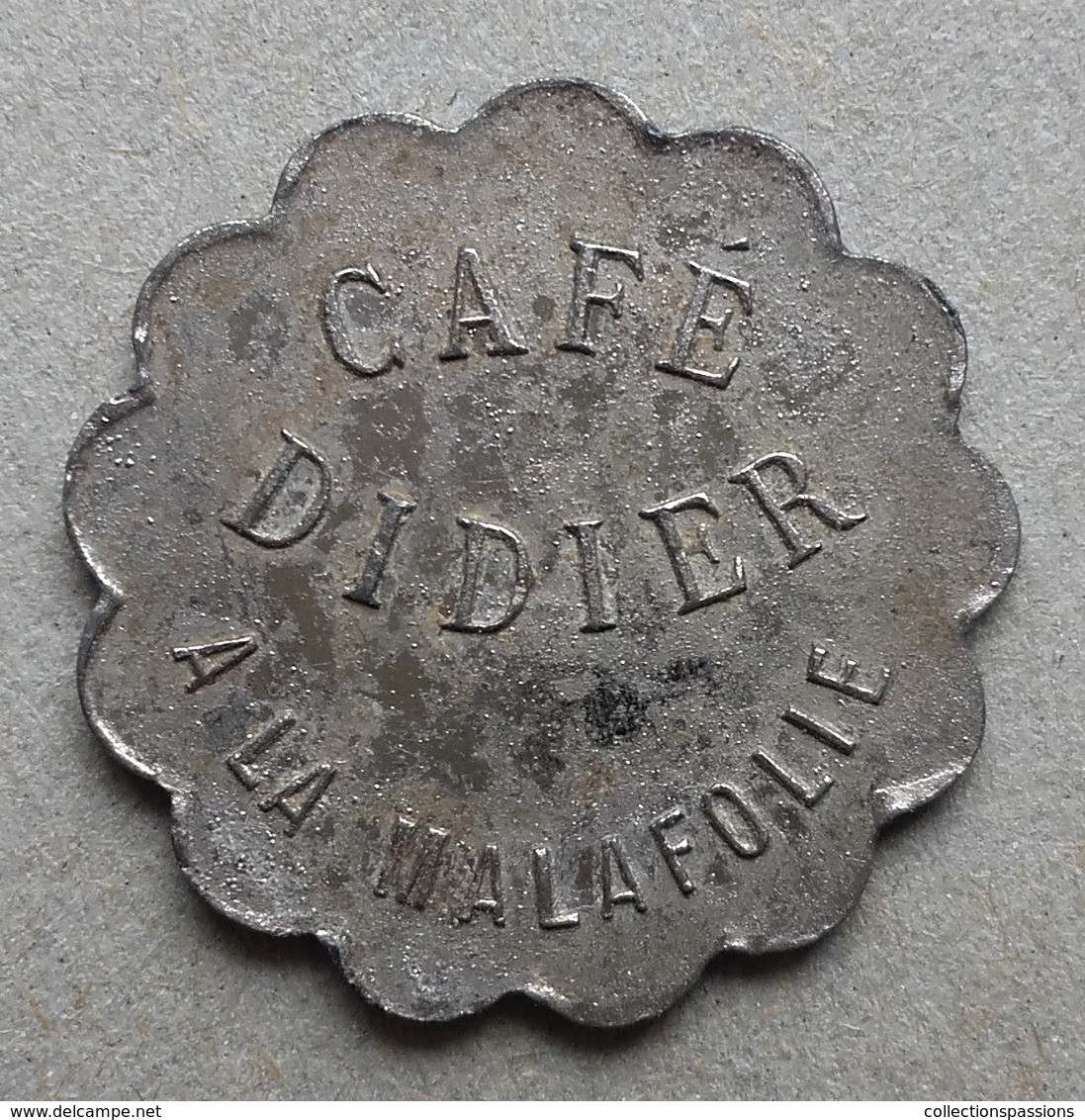 Monnaie De Nécessité - LOIRE 42 - Firminy - Café Didier à La Malafolie - 12 1/2 C - Monétaires / De Nécessité