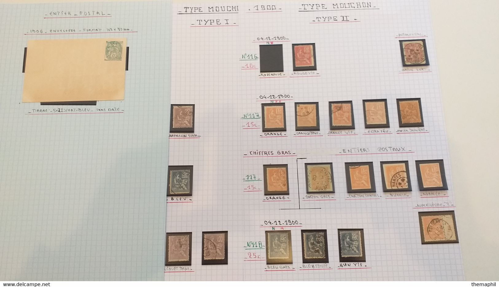 Lots TH 934 FRANCE Collection 1900 / 1939 Neufs X Ou Xx Et Obl. QQ Bon Timbres - Colecciones (en álbumes)