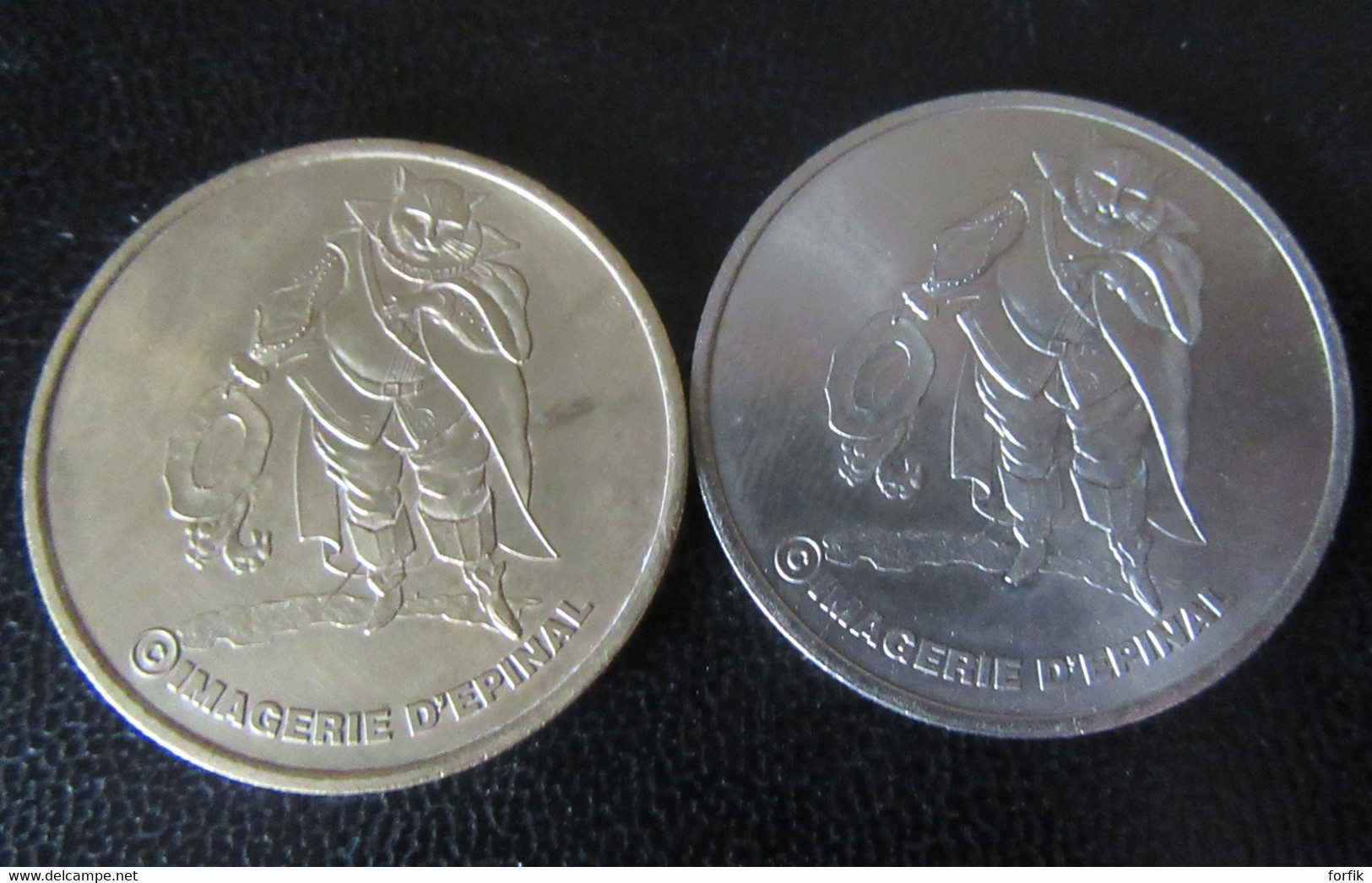 France - Euro D'Epinal 13-27 Juin 1998 - 2 Jetons 1 Euro Et 2 Euros - Monétaires / De Nécessité