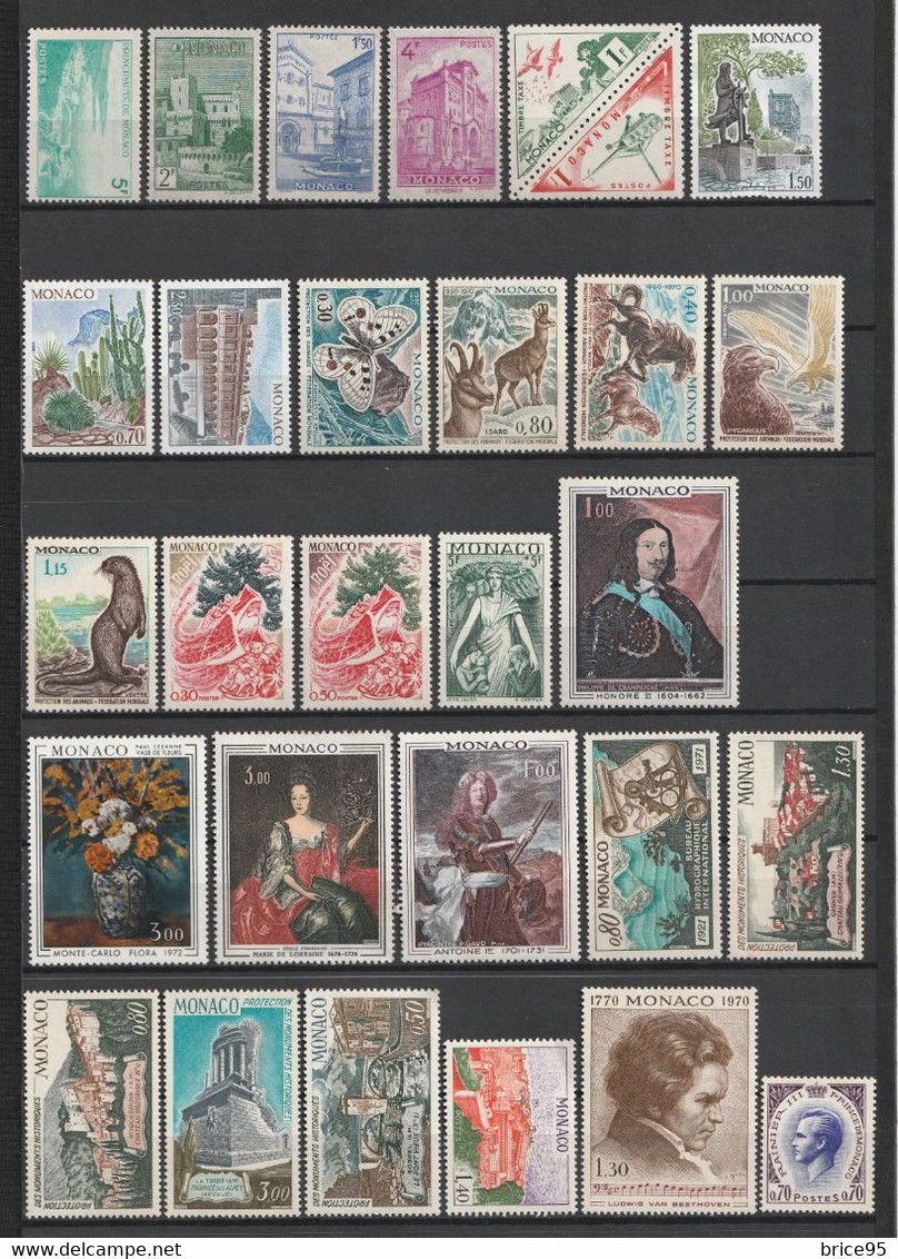 ⭐ Monaco - Lot De Timbres ⭐ - Collezioni & Lotti