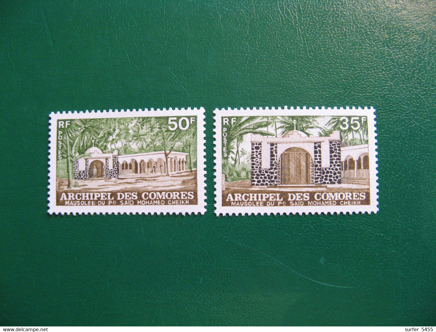 COMORES YVERT POSTE ORDINAIRE N° 89/90 TIMBRES NEUFS** LUXE COTE 6,00 EUROS - Unused Stamps