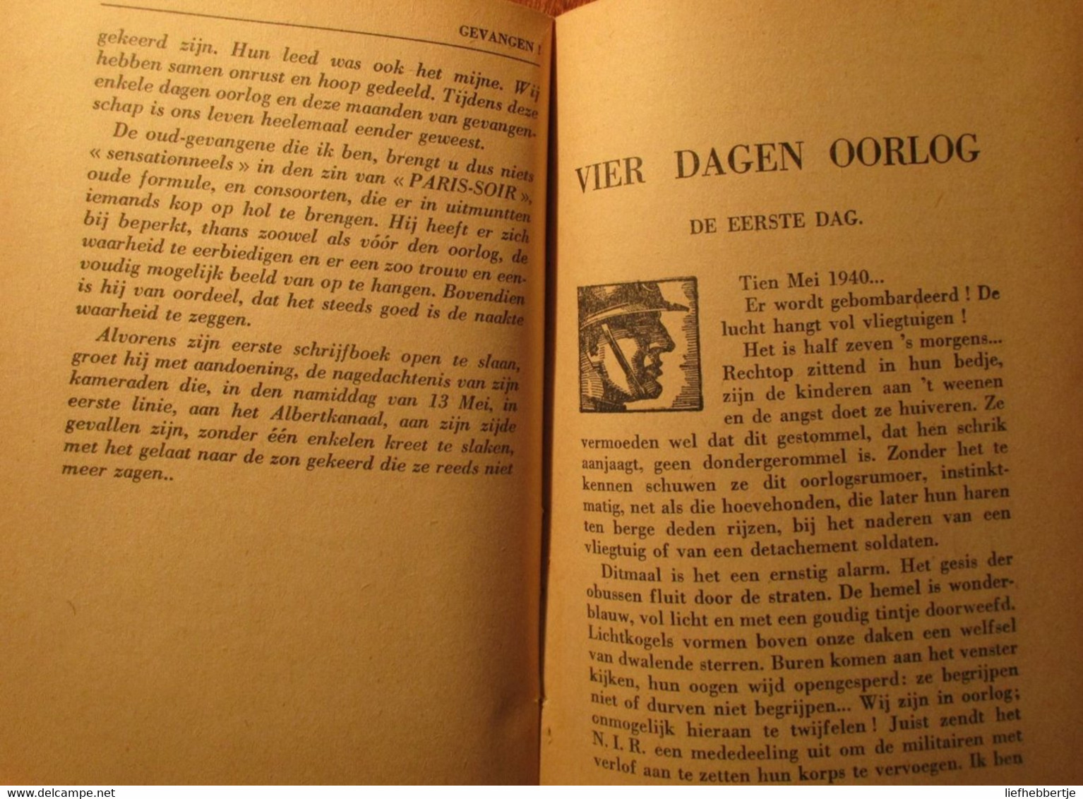 Gevangen! Vier Dagen Oorlog Aan 't Albertkanaal - Vier Maanden In Het Stalag - V. Meulenijzer - 1940 - Beringen - Guerra 1939-45