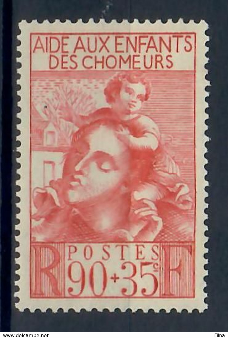 FRANCIA 1939 - PRO FIGLI DEI DISOCCUPATI  -  MH/* - Unused Stamps