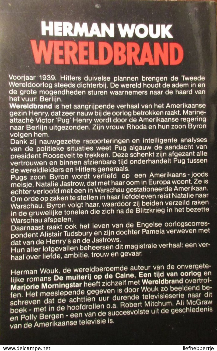 Wereldbrand - Door Herman Wouk - 1983 - WO II - War 1939-45