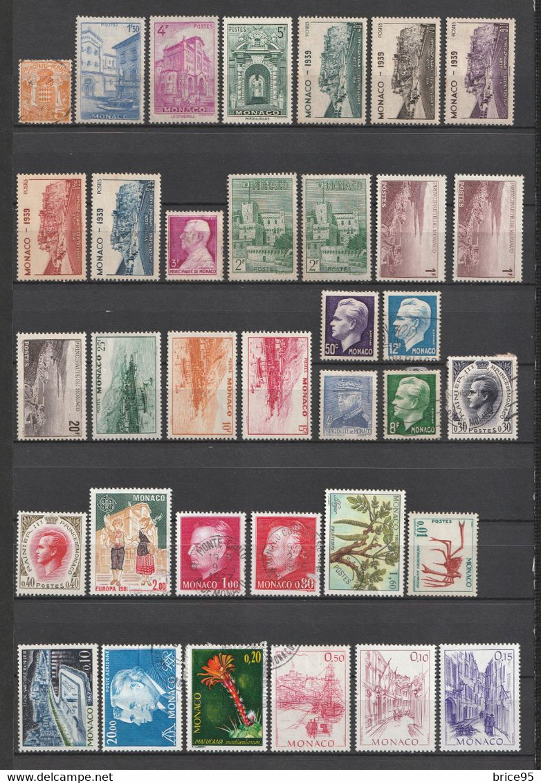 ⭐ Monaco - Lot De Timbres ⭐ - Collections, Lots & Series