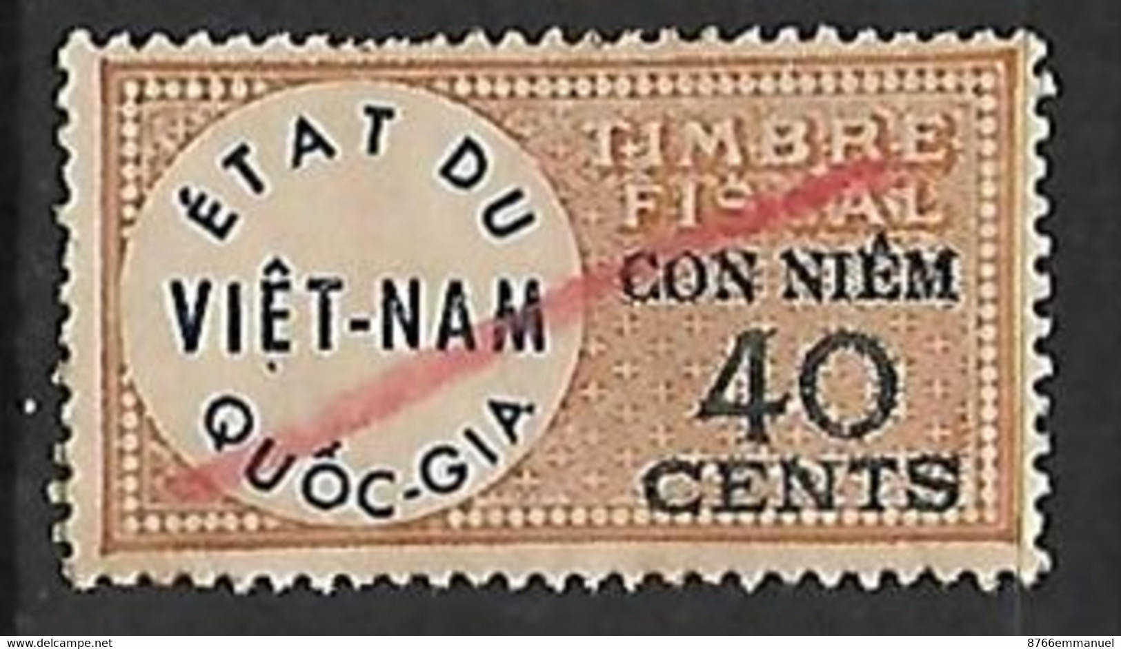 VIET-NAM TIMBRE FISCAL - Viêt-Nam