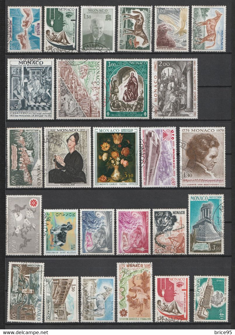 ⭐ Monaco - Lot De Timbres ⭐ - Collections, Lots & Séries