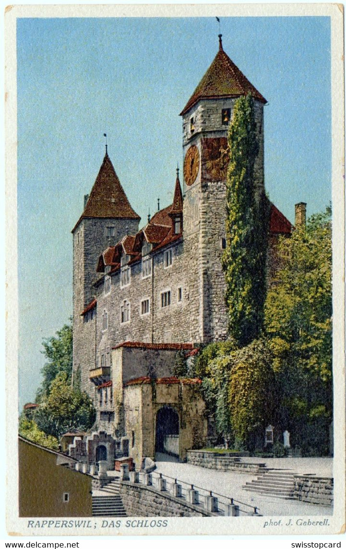 RAPPERSWIL Das Schloss Photo J. Gaberell Thalwil - Thal