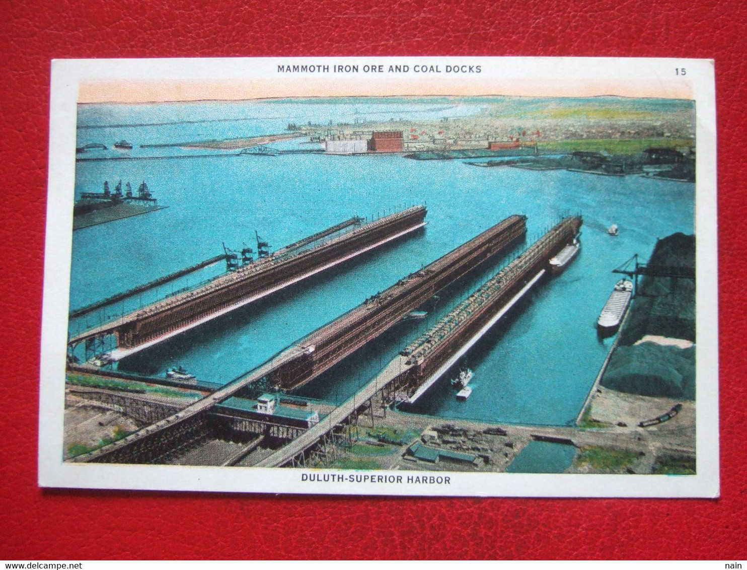 ETATS UNIS -  DULUTH - SUPERIOR HARBOR - " MAMMOTH IRON ORE AND COAL DOCKS " ---- - Duluth