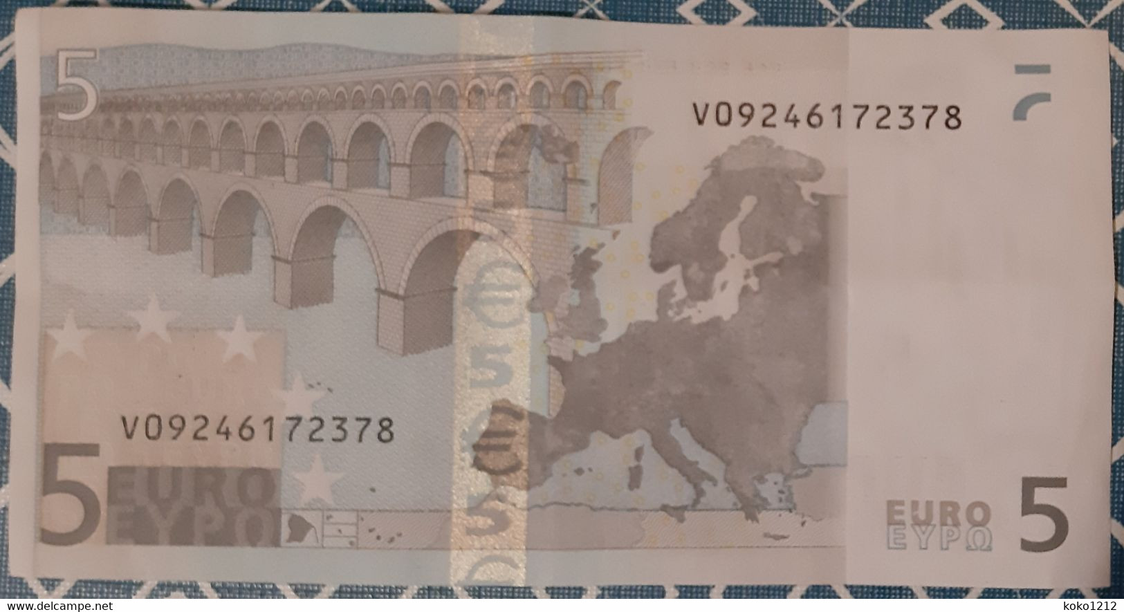 5 Euros - M007B6 - V0924... XF - 5 Euro