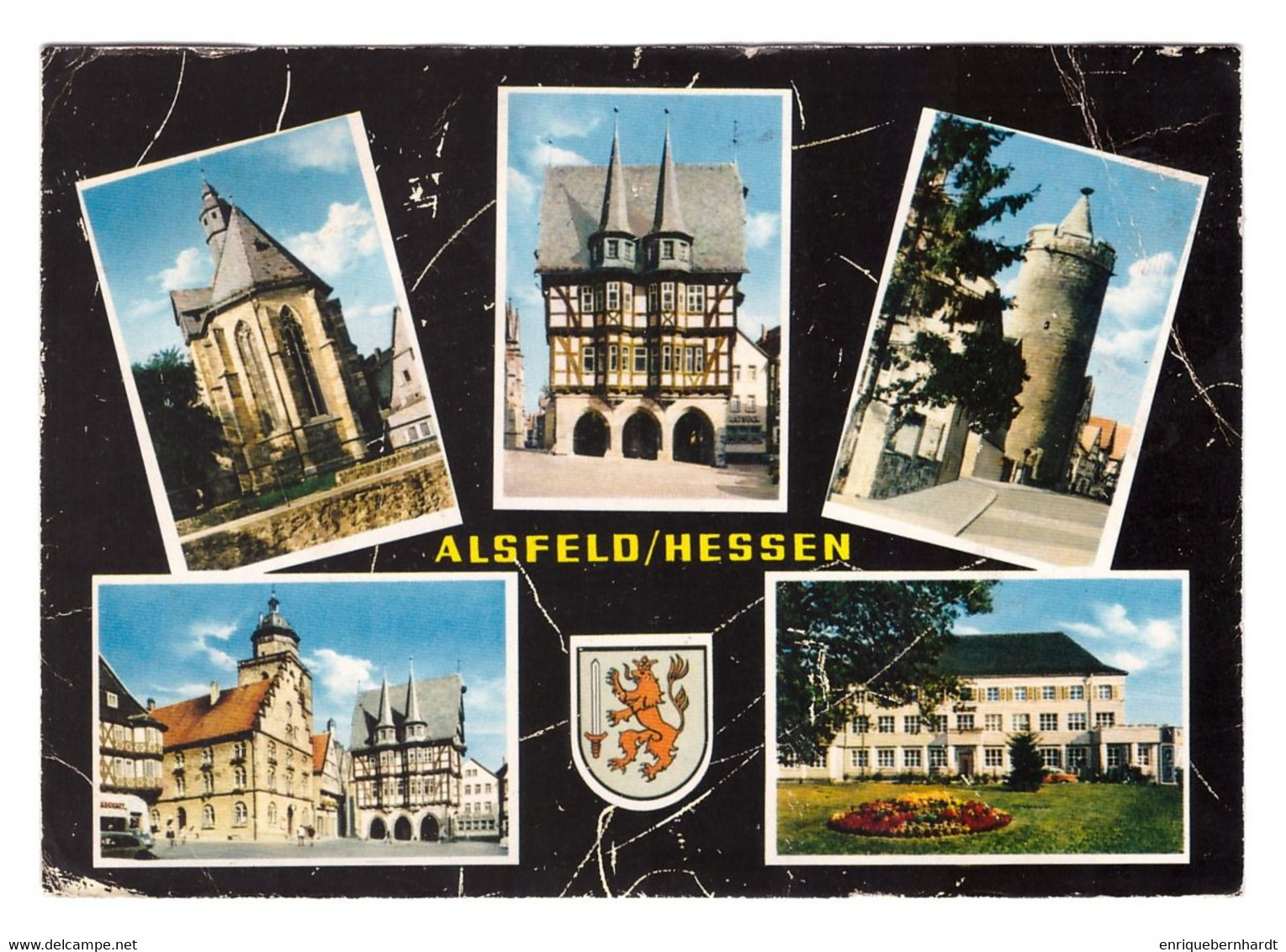 ALSFELD (ALEMANIA) ♦ ALSFELD-HESSEN ♦ CIRCULADA EN 1971 - Alsfeld