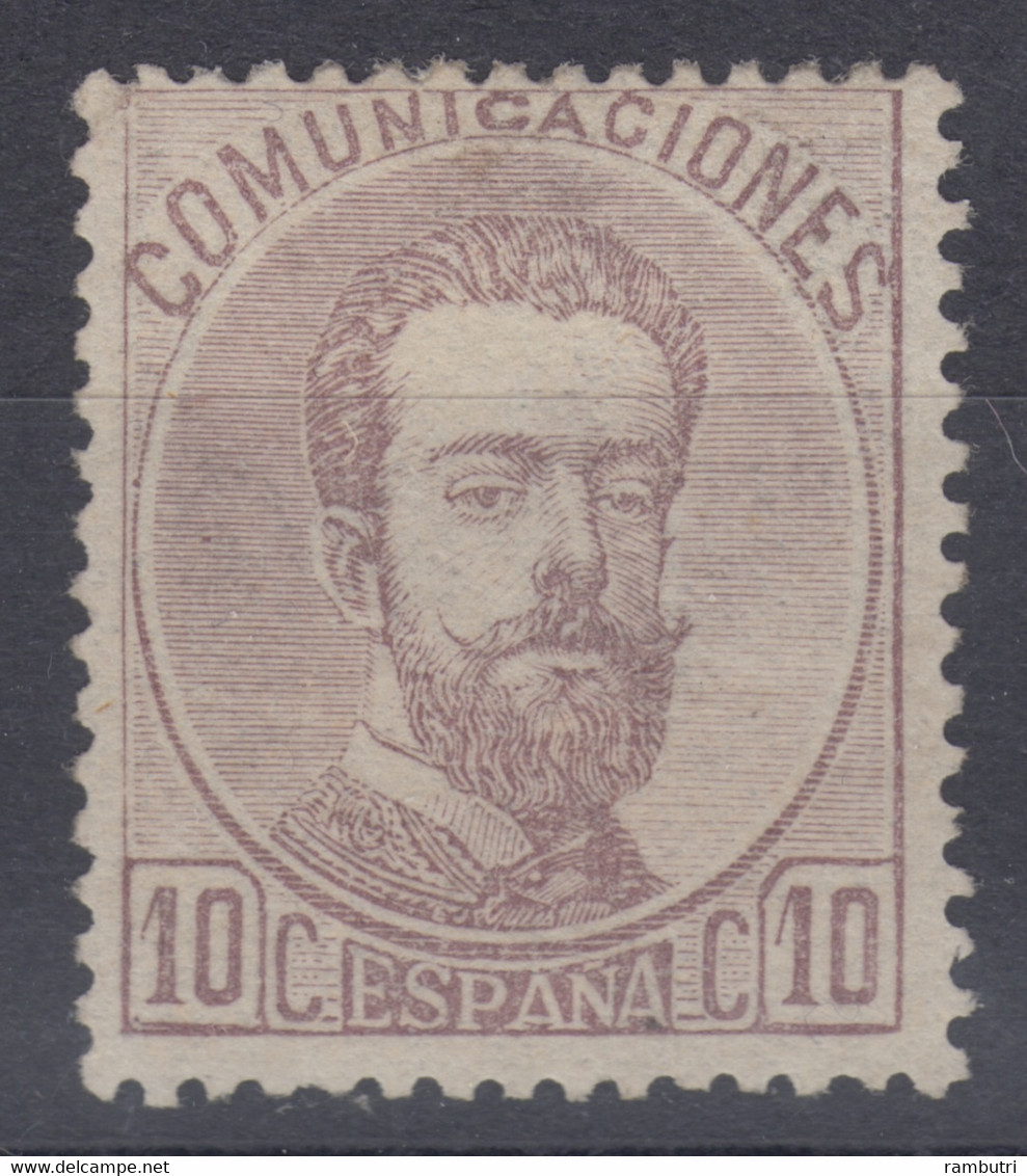 ESPAÑA (*) 120. Amadeo. 10 Cts. Muy Bonito. - Unused Stamps