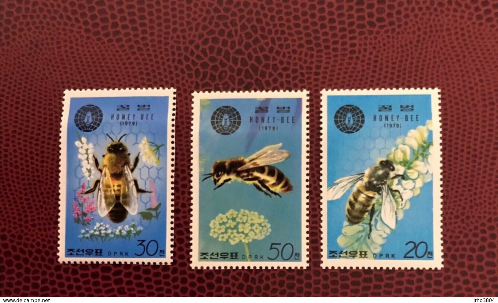 COREE 1979 3v Neuf YT 1563H A 1563K Abeille Bee Abeja Insect* KOREA - Honeybees