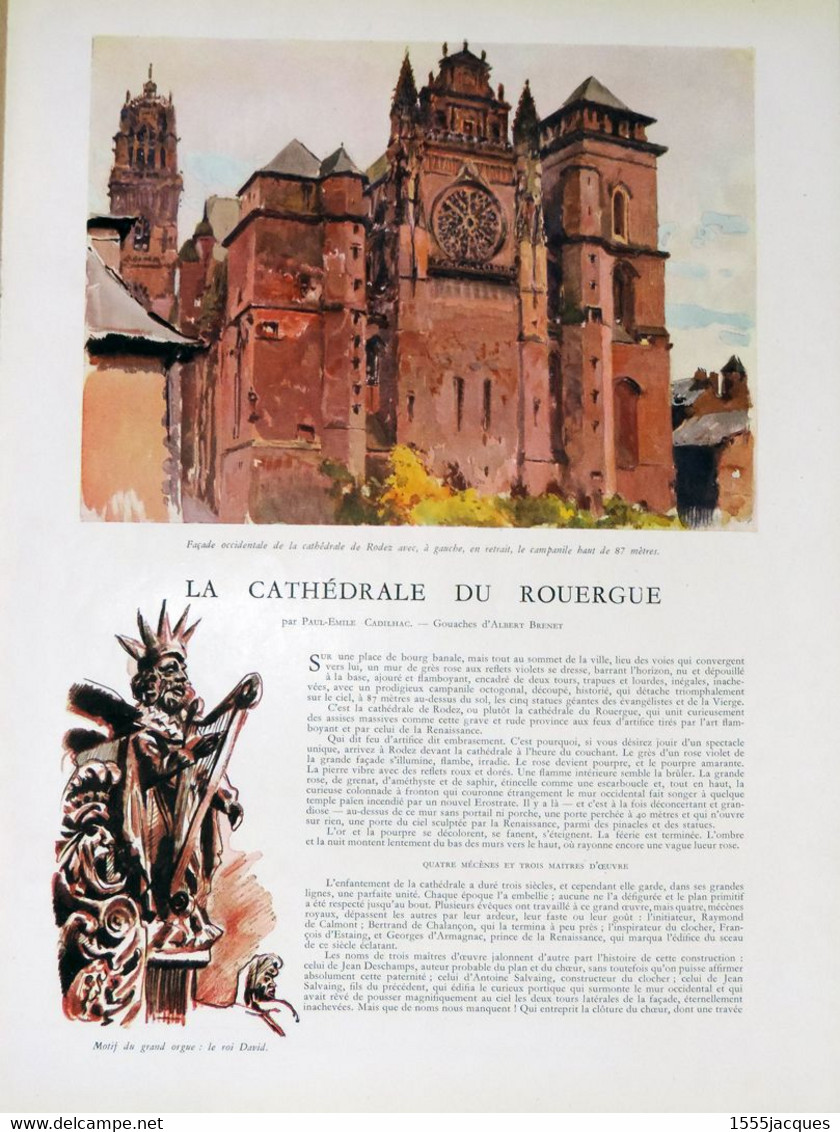 L'ILLUSTRATION N° 5212 DU 30-01-1943 D.C.A. FÜHRER CATHARES CATHÉDRALE RODEZ MITRAILLEURS TABAC LASTOURS GHEUSI TUNISIE