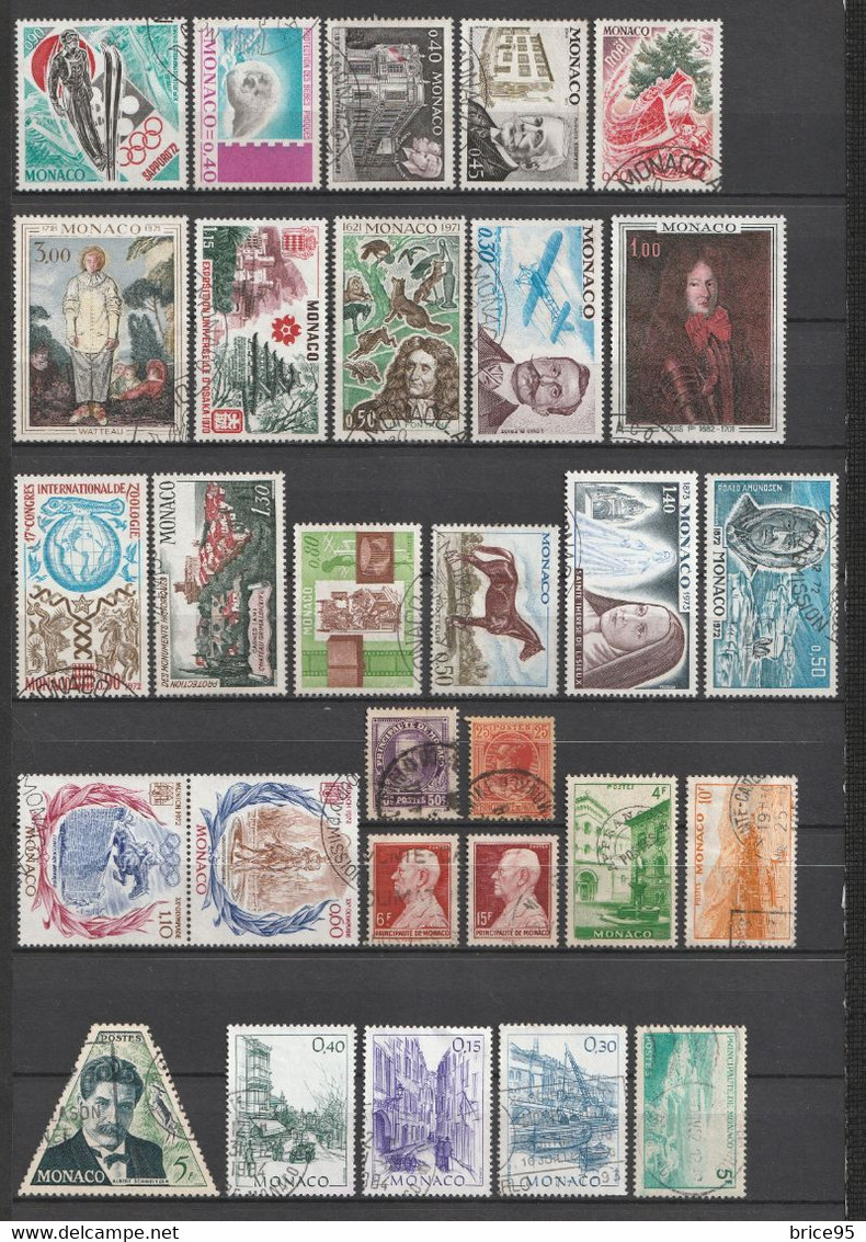 ⭐ Monaco - Lot De Timbres ⭐ - Colecciones & Series