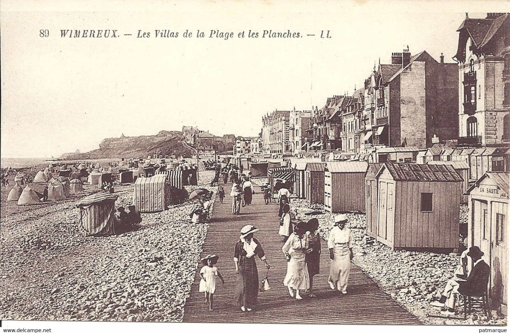 WIMEREUX - L.L 89  - Les Villas De La Plage Et Les Planches - Autres & Non Classés