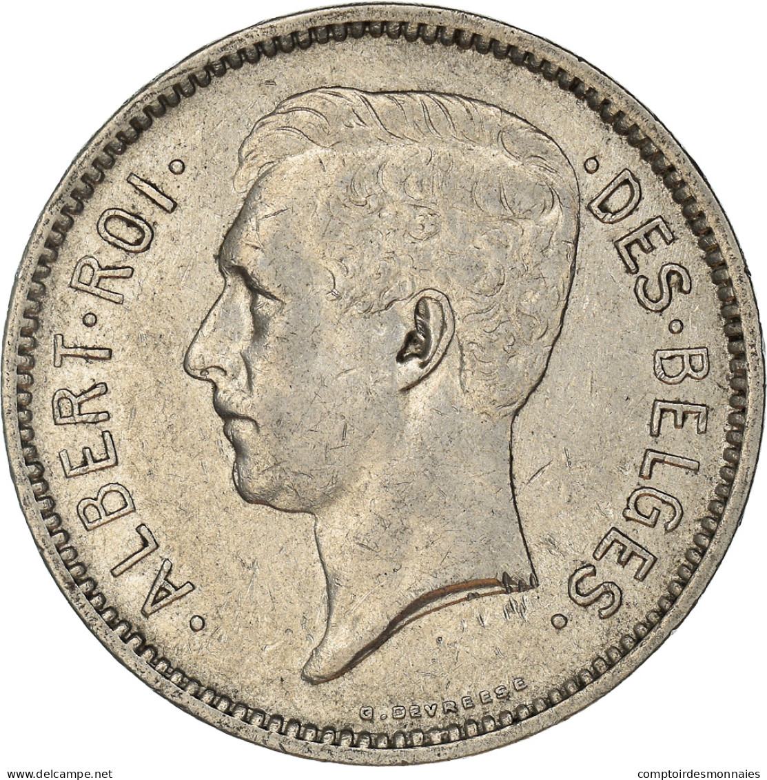 Monnaie, Belgique, 5 Francs, 5 Frank, 1931, TTB, Nickel, KM:97.1 - 5 Francs & 1 Belga