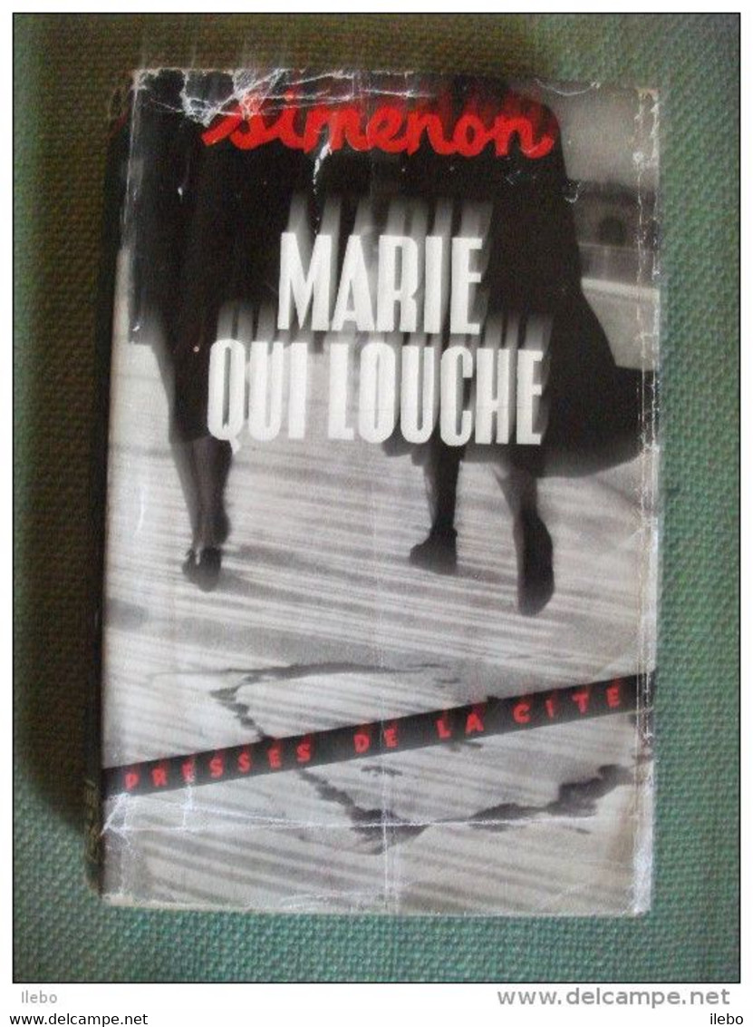Simenon Marie Qui Louche Presses De La Cité 1951 Avec Jaquette Policier - Presses De La Cité