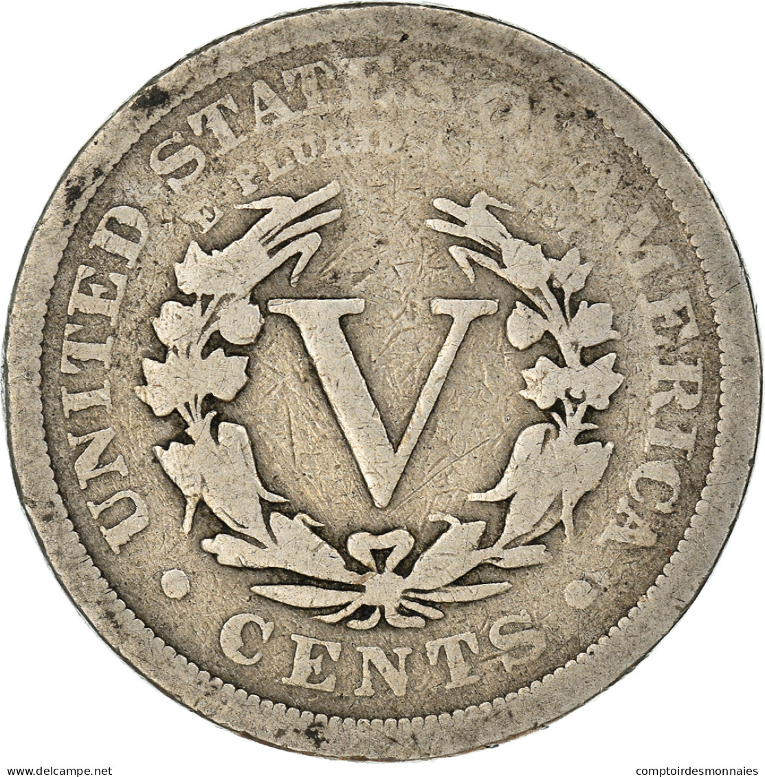 Monnaie, États-Unis, Liberty Nickel, 5 Cents, 1903, Philadelphie, TB - 1883-1913: Liberty (Liberté)