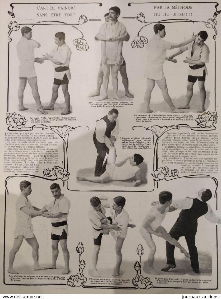 1905 JUI - JITSU - L'ART DE VAINCRE SANS ETRE FORT  - LE GRAND ILLUSTRÉ DE LA DÉPÊCHE - Sonstige & Ohne Zuordnung