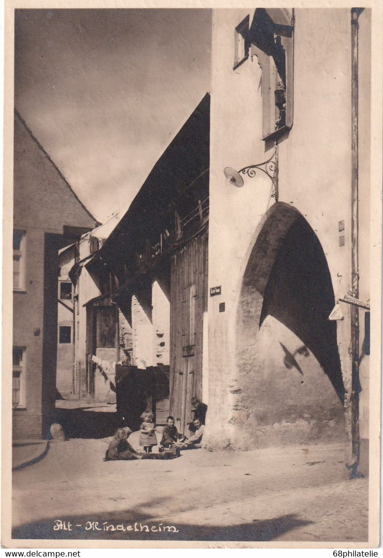 ALLEMAGNE 1950 CARTE POSTALE DE ALT MINDELHEIM - Mindelheim