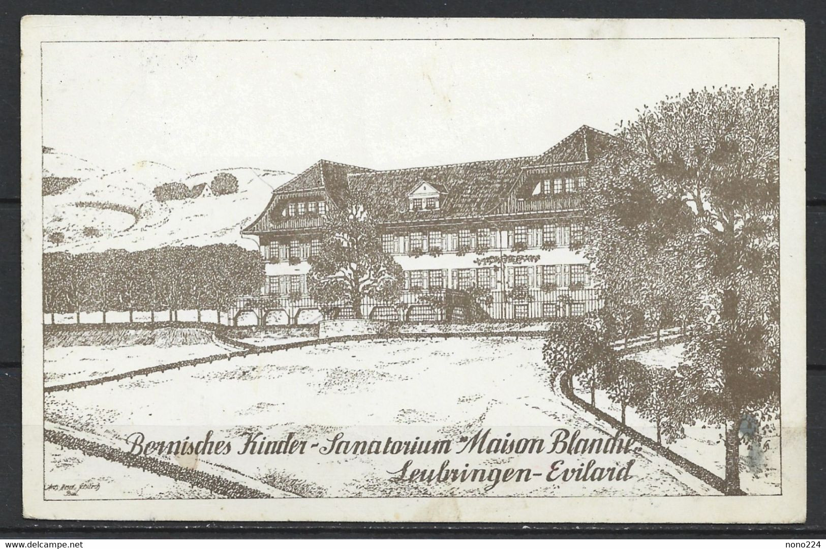 Carte P De 1912 ( Evilard / Sanatorium / Maison Blanche ) - Evilard
