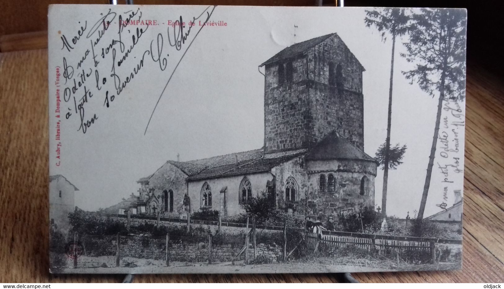 CPA . DOMPAIRE - église De Laviéville (1904)  (S46-21) - Dompaire