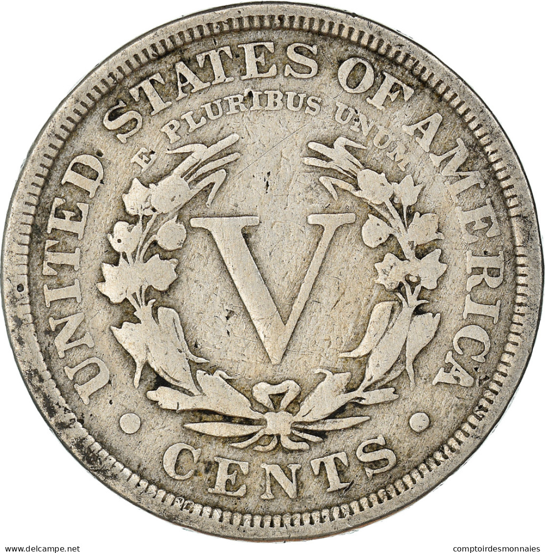 Monnaie, États-Unis, Liberty Nickel, 5 Cents, 1908, Philadelphie, TB+ - 1883-1913: Liberty